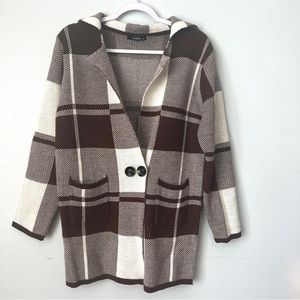 Gee Gee Plaid Sweater Cardigan